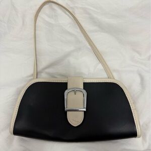 Elegant Black and Cream Women's Bag